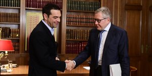 Αλέξης Τσίπρας και Κλάους Ρέγκλινγκ