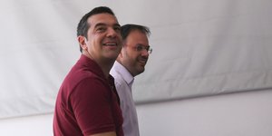 Ο Αλέξης Τσίπρας στη συνεδρίαση της ΔΗΜΑΡ