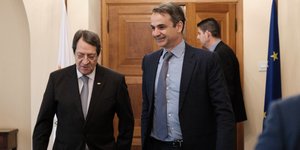 Νίκος Αναστασιάδης και Κυριάκος Μητσοτάκης
