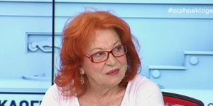 Η Χρυσούλα Διαβάτη στο πλατό του Alpha