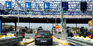 Εικόνα από σταθμό διοδίων