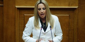 Η Φώφη Γεννηματά στη Βουλή για τις προγραμματικές δηλώσεις της κυβέρνησης