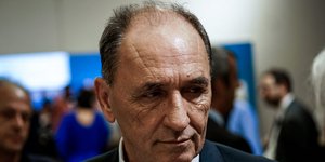 Ο Γιώργος Σταθάκης υπουργός Περιβάλλοντος και Ενέργειας του ΣΥΡΙΖΑ