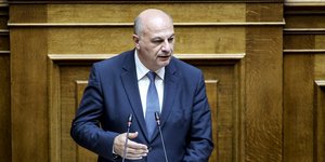 Ο υπουργός Δικαιοσύνης Κώστας Τσιάρας