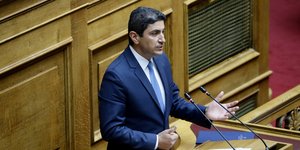 Ο Λευτέρης Αυγενάκης στη συζήτηση επί των προγραμματικών δηλώσεων της κυβέρνησης Μητσοτάκη