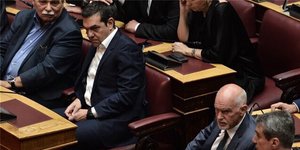 Ο Αλέξης Τσίπρας στην ορκωμοσία