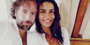 Ο Κωστής Μαραβέγιας με την Τόνια Σωτηροπούλου