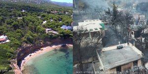 Μάτι, πριν και μετά την καταστροφή