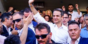 Στο γραφείο του στην Πειραιώς θα δει τα αποτελέσματα του exit poll ο Κυριάκος Μητσοτάκης