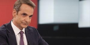 Ο Κυριάκος Μητσοτάκης σε πρόσφατη τηλεοπτική του συνέντευξη