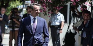 Ο πρωθυπουργός και πρόεδρος της ΝΔ Κυριάκος Μητσοτάκης 