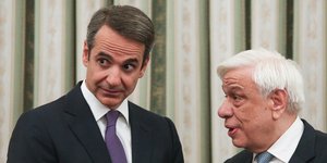 Κυριάκος Μητσοτάκης και Προκόπης Παυλόπουλος