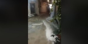 Ορμητικά νερά στη Σκόπελο