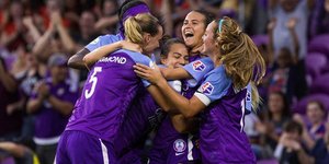 Οι παίκτριες του Orlando Pride πανηγυρίζουν