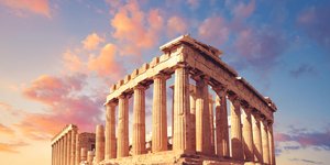 Ο ναός της Αθηνάς, στην Ακρόπολη της Αθήνας