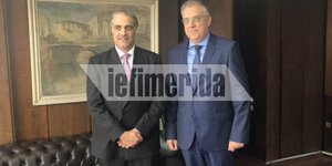 Ο πρέσβης του Κατάρ συναντήθηκε με τον υπουργό Εσωτερικών Τάκη Θεοδωρικάκο 