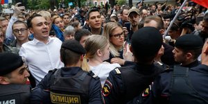 Διαδήλωση διαμαρτυρίας στη Ρωσία