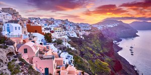 Σαντορίνη με συννεφιά