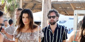 Ο Κωστής Μαραβέγιας και η Τόνια Σωτηροπούλου στη Μύκονο