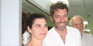 Ο Γιάννης Στάνκογλου με τη σύζυγό του, Αλίκη Δανέζη στο Ηρώδειο