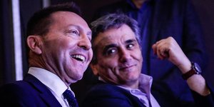 Γιάννης Στουρνάρας και Ευκλείδης Τσακαλώτος