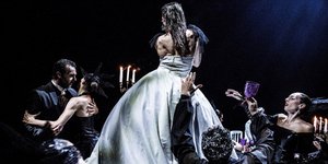 Τραβιάτα του Ρήγου, φωτογραφία από τις πρόβες