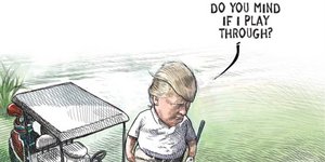 Σκίτσο Τραμπ