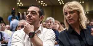 Ρένα Δούρου και Αλέξης Τσίπρας