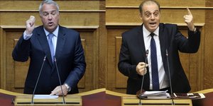 Βορίδης, Βελόπουλος στη Βουλή