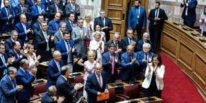Οι βουλευτές της ΝΔ στην Ολομέλεια της Βουλής