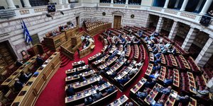Η Βουλή κατά τη διάρκεια των προγραμματικών δηλώσεων