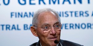 Ο Βόλφγκανγκ Σόιμπλε, πρώην υπουργός οικονομικών της Γερμανίας