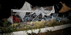 Τα διέλυσε όλα στο πέρασμά της η κακοκαιρία στη Χαλκιδική