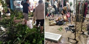 Ζημιές από την φονική κακοκαιρία στην Χαλκιδική