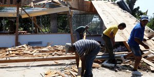 Καταστροφές στη Χαλκιδική από τη σφοδρή κακοκαιρία