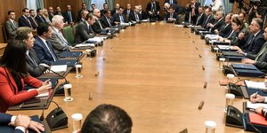 Το πρώτο υπουργικό συμβούλιο της κυβέρνησης Μητσοτάκη