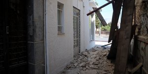 Ζημιες σε παλιά κτίρια της Αθήνας