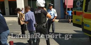 Παράσυρση στο κέντρο της Λαμίας