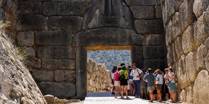 Πύλη λεόντων, Μυκήνες