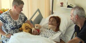 H 45χρονη Κορίν Μπαστίντ αναρρώνει στο κρεβάτι νοσοκομείου 