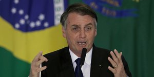 O πρόεδρος της Βραζιλίας, Ζαϊχ Μπολσονάρου
