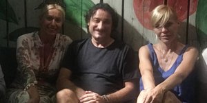 Η Μαρία Μπακοδήμου με τον Βασίλη Χαραλαμπόπουλο