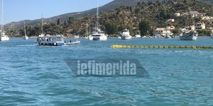Το σημείο όπου έπεσε το ελικόπτερο στη θαλάσσια περιοχή μεταξύ Πόρου και Γαλατά