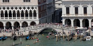 H φημισμένη «Γέφυρα των Στεναγμών» στη Βενετία