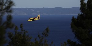 Αεροσκάφος σε φωτιά