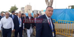 Ο πρίγκιπας Αλβέρτος του Μονακό κατευθύνεται στον χώρο της τελετής έναρξης