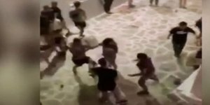 Εικόνα από το επεισόδιο στην Αντίπαρο