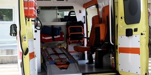 Εσωτερικός χώρος ασθενοφόρου