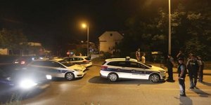 Περιπολικά και αστυνομικοί στο Ζάγκρεμπ