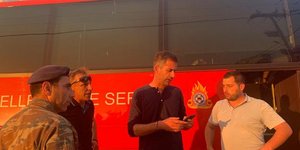 Στα Ψαχνά ο Κώστας Μπακογιάννης 